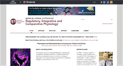 Desktop Screenshot of ajpregu.physiology.org